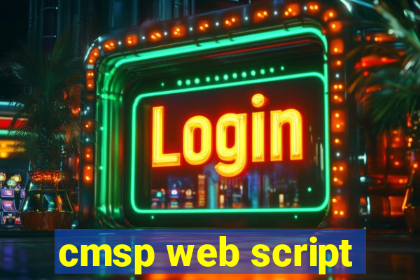cmsp web script