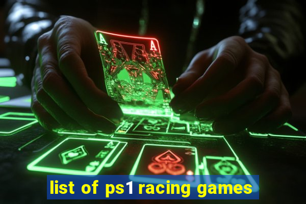 list of ps1 racing games