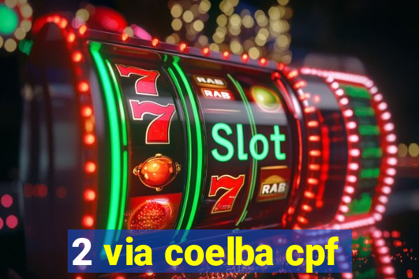 2 via coelba cpf