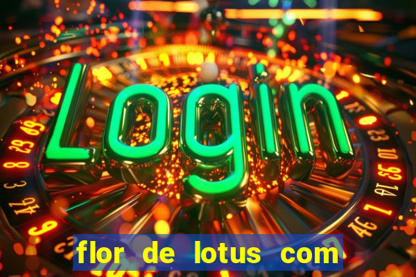 flor de lotus com lua tatuagem
