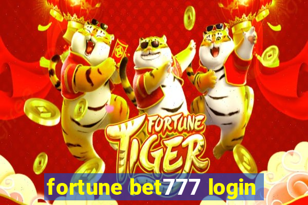 fortune bet777 login