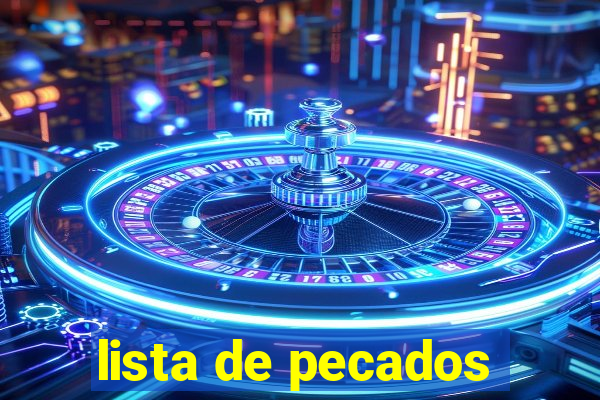 lista de pecados