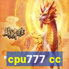cpu777 cc