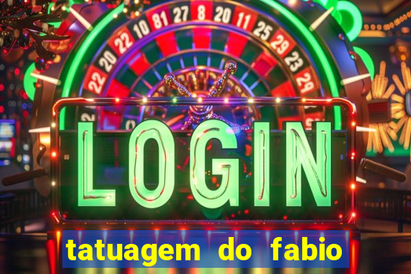 tatuagem do fabio goleiro do cruzeiro