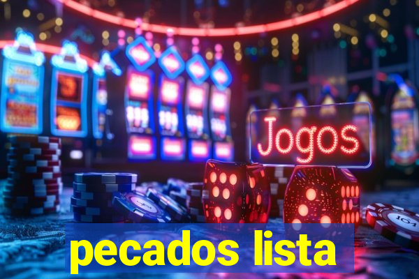pecados lista