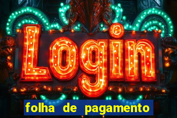 folha de pagamento para preencher word