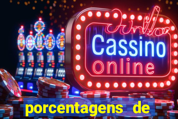 porcentagens de jogos pagantes