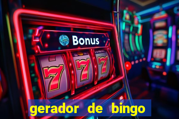 gerador de bingo de palavras