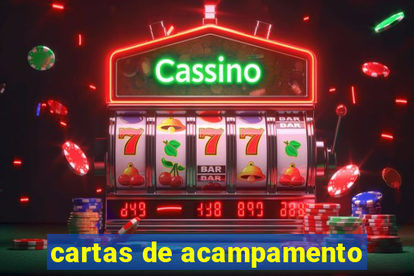 cartas de acampamento