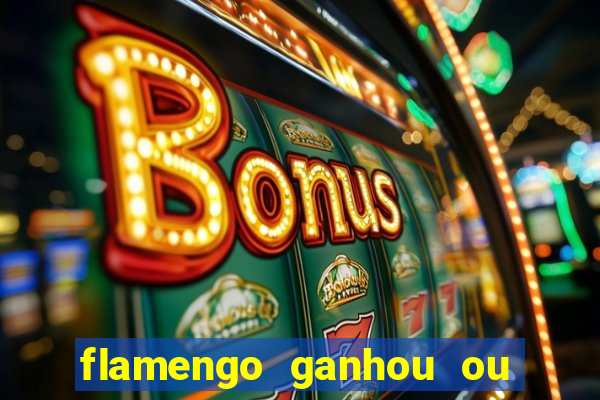 flamengo ganhou ou perdeu hoje