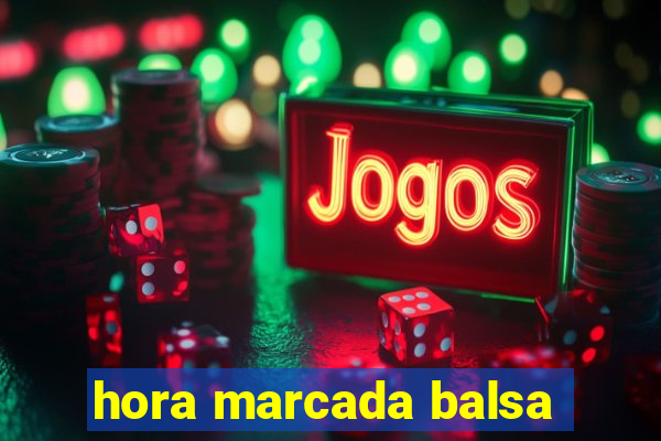 hora marcada balsa