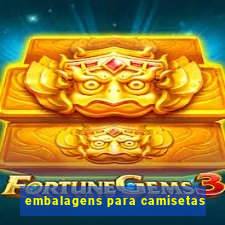 embalagens para camisetas