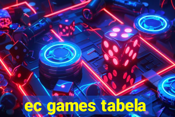 ec games tabela