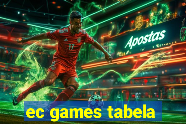 ec games tabela