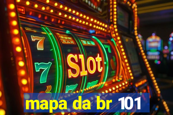 mapa da br 101