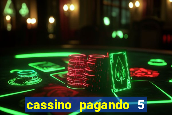 cassino pagando 5 reais no cadastro
