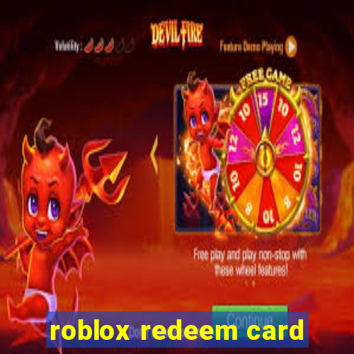 roblox redeem card