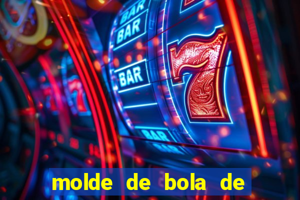molde de bola de futebol para imprimir