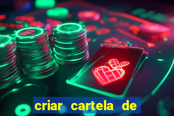 criar cartela de bingo no word