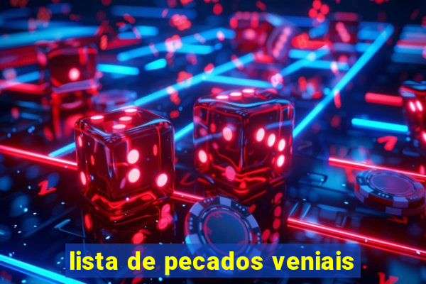 lista de pecados veniais