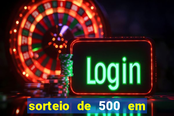 sorteio de 500 em cash toda segunda feira novibet