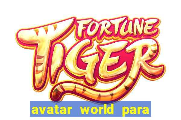avatar world para colorir e imprimir