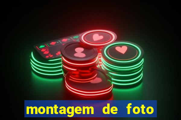 montagem de foto com simbolo do flamengo