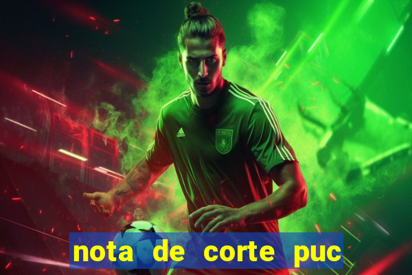 nota de corte puc minas 2024