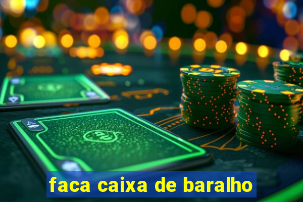 faca caixa de baralho