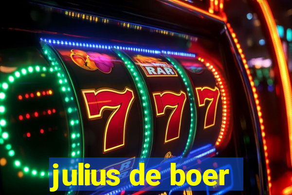 julius de boer