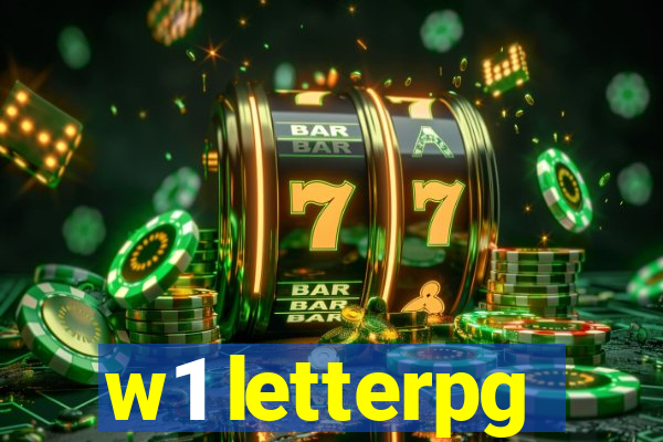 w1 letterpg