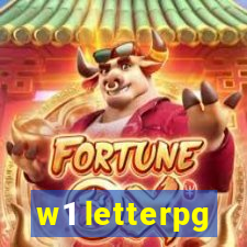 w1 letterpg
