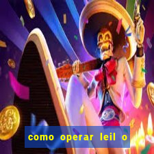 como operar leil o de abertura mini indice