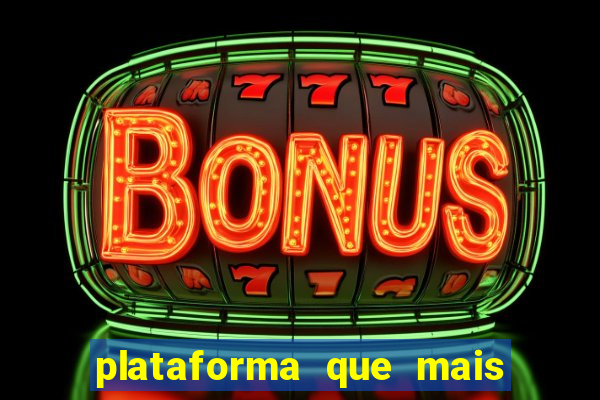 plataforma que mais paga no fortune tiger