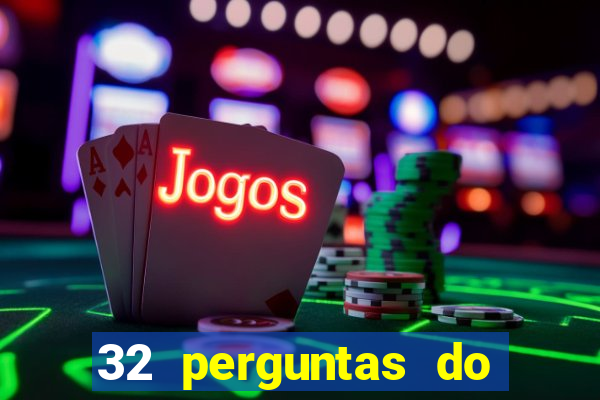 32 perguntas do livro do destino