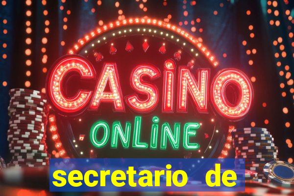 secretario de esporte salario