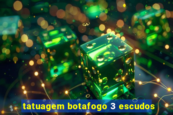 tatuagem botafogo 3 escudos