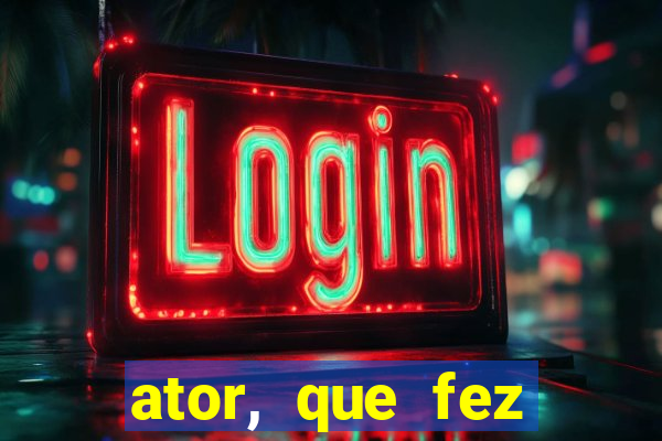 ator, que fez coringa que morreu