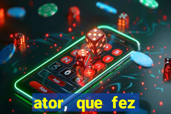 ator, que fez coringa que morreu