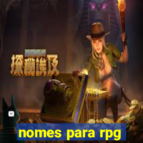 nomes para rpg