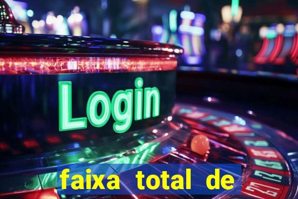 faixa total de gols 2 3 o que significa