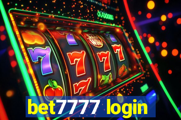 bet7777 login