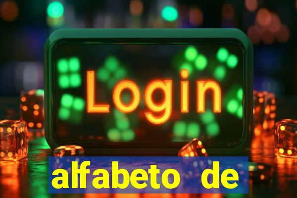 alfabeto de caligrafia bonita