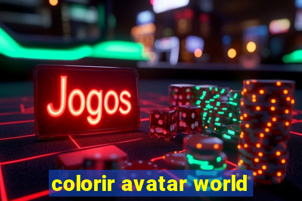 colorir avatar world