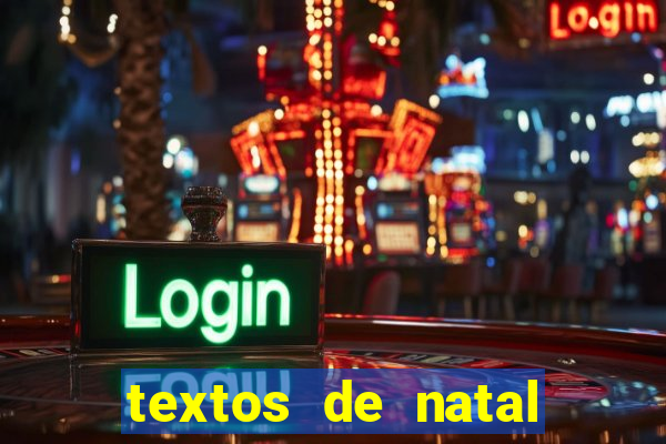 textos de natal para leitura