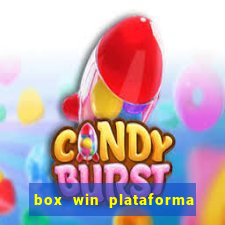 box win plataforma de jogos