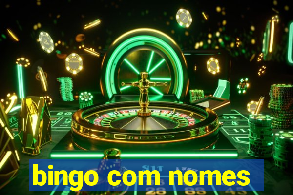 bingo com nomes