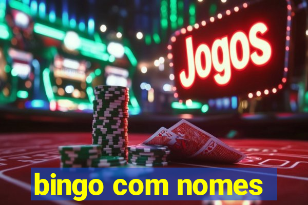 bingo com nomes