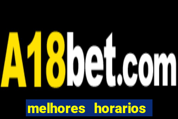 melhores horarios para operar iq option