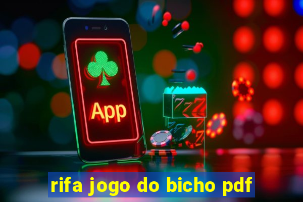 rifa jogo do bicho pdf